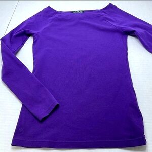 Lauren Ralph Lauren Women's Pullover Top - Purple - Size S NWOT
